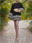 Black Printed Dress