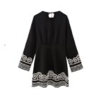 Black Printed Dress