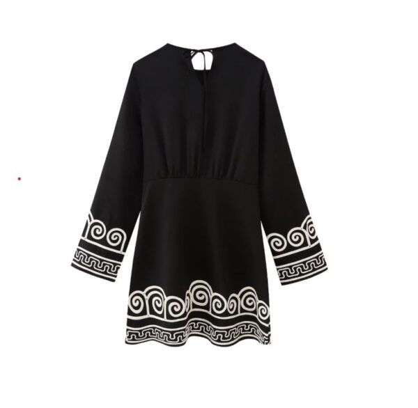 Black Printed Dress