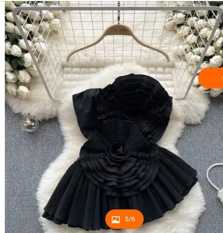 Flower Peplum top