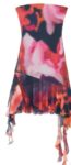 Tube Tie Dye Printed Frill Dress