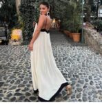 Beige Beach Dress