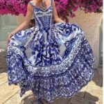 Blue Beach Summer Dress