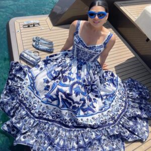 Blue Beach Summer Dress