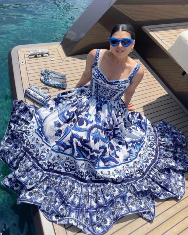 Blue Beach Summer Dress