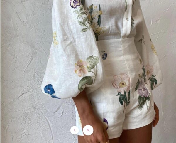 Floral Print Summer Cord Set