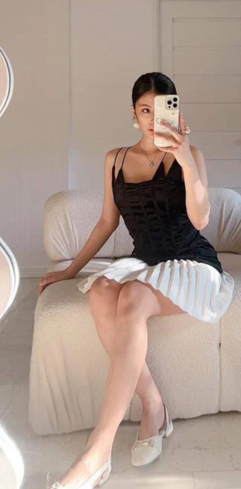 Black Velvet A line Dress