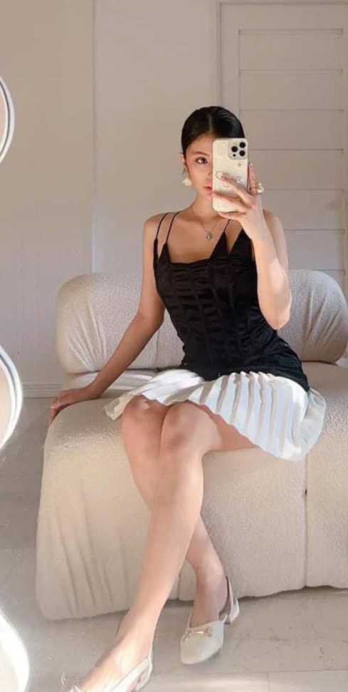 Black Velvet A line Dress
