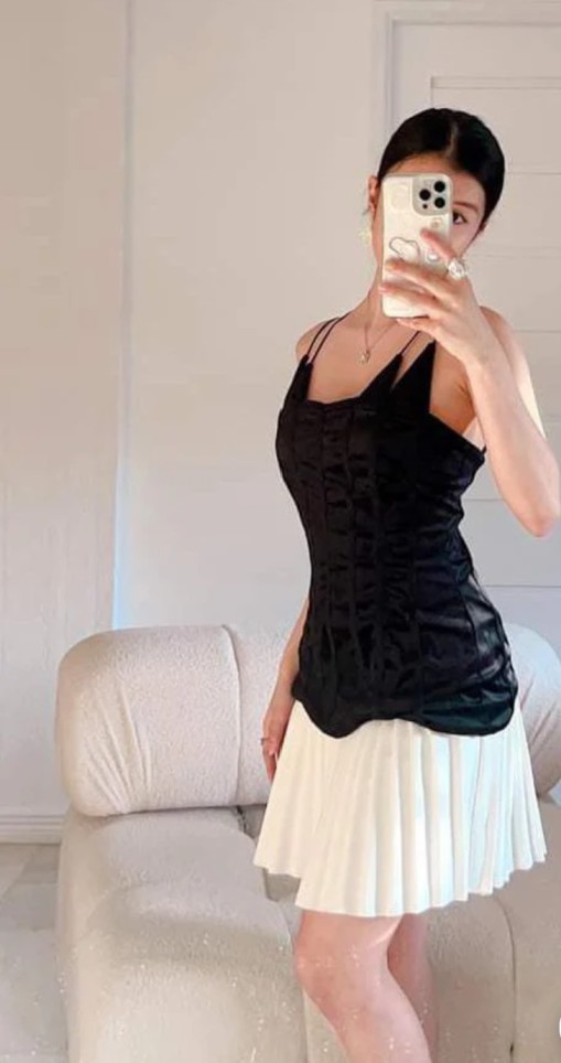 Black Velvet A line Dress