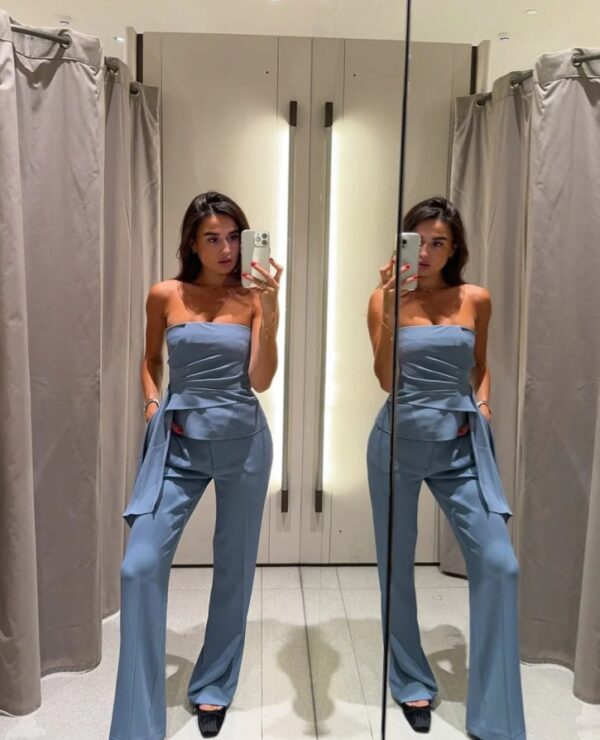 Assymetric Tube Top and Pants