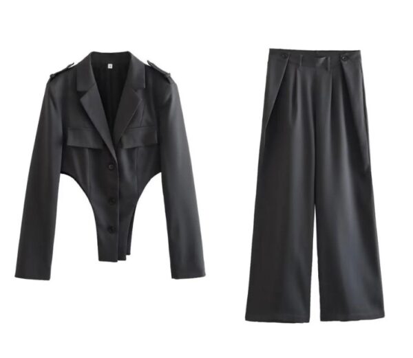 Bodysuit Style Blazer & Pants set