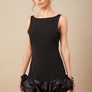 Black Ruffle Dress