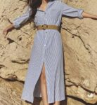 Striped Shirt Dress