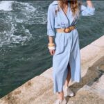 Striped Shirt Dress