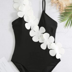 Black and White Swim Suit