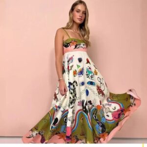 Summer Printed Maxi Dress