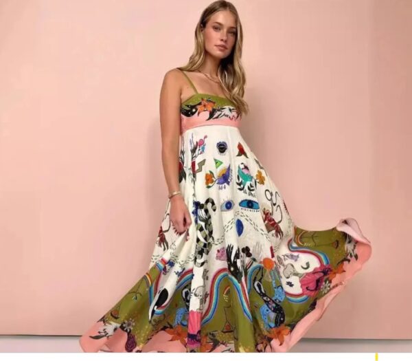 Summer Printed Maxi Dress
