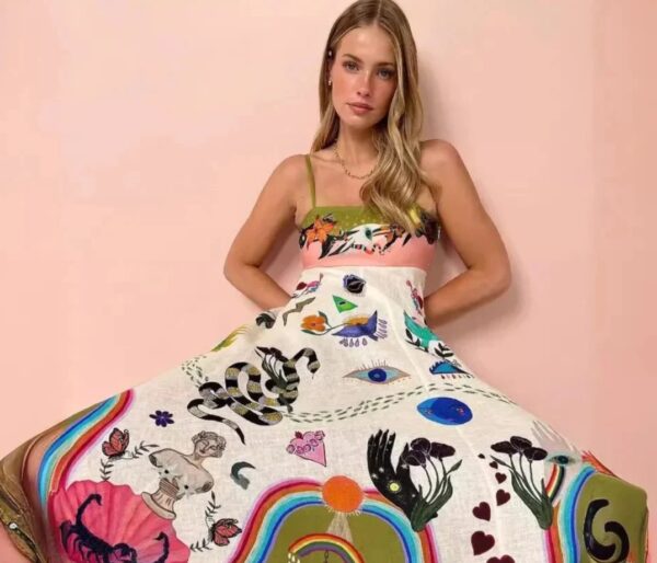 Summer Printed Maxi Dress
