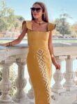 Square Neckline Summer Dress