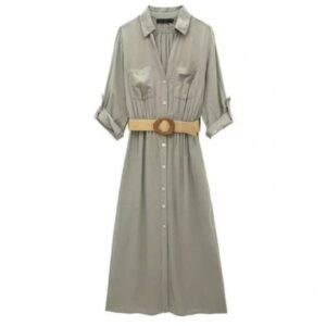 Shirt Belt Dress