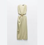 Green cut out Dress