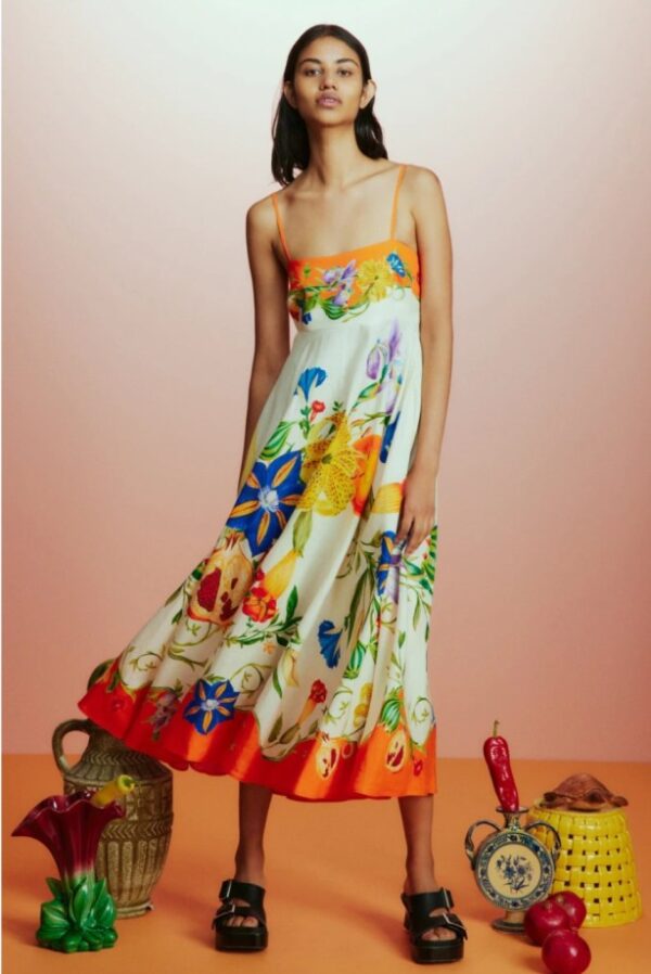 Colourful Printed Dress