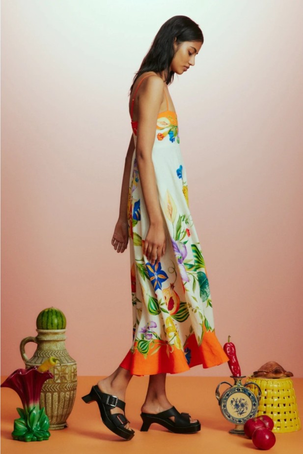 Colourful Printed Dress - Image 2