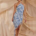 Tye &Dye Floral Print Dress