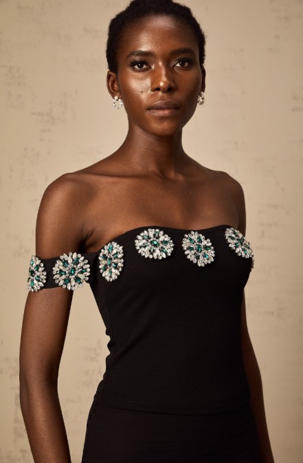 Crystal Black Dress