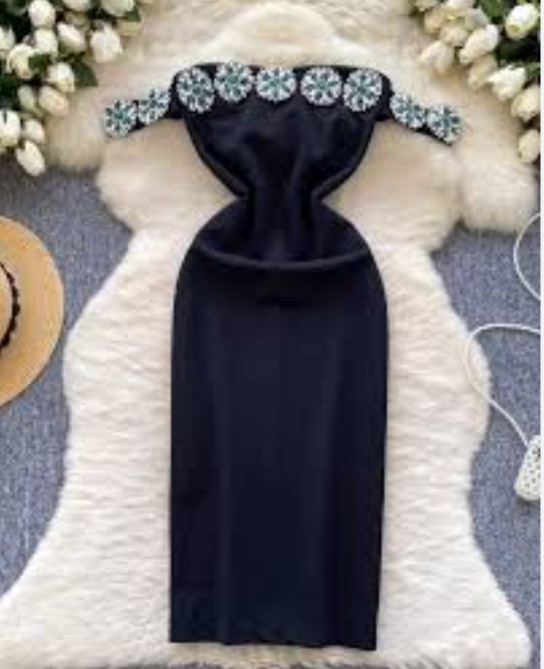 Crystal Black Dress