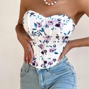Floral Corset Top