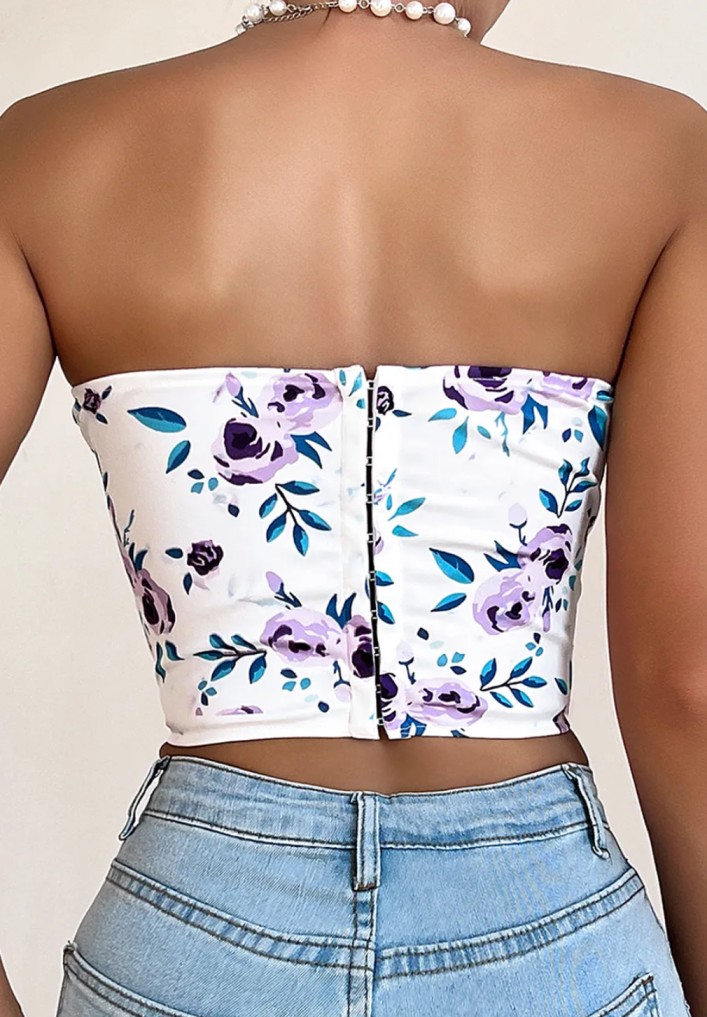 Floral Corset Top - Image 3