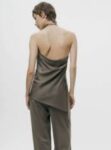 Assymteric Halter Neck Top and Pant Set