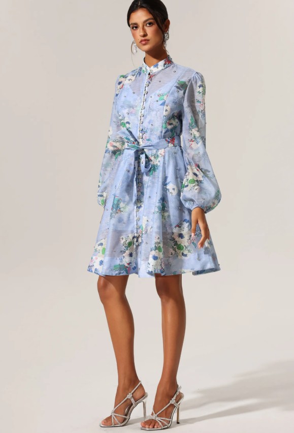 Diamond Printed Dress