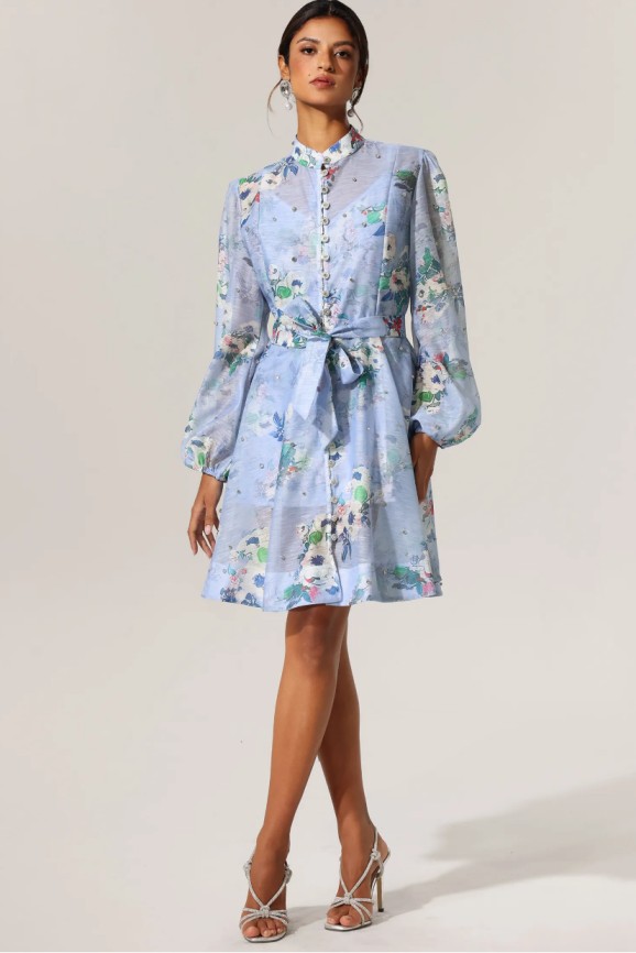 Diamond Printed Dress