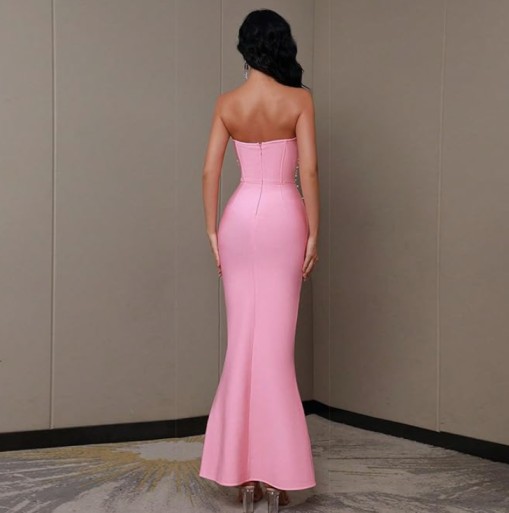 Baby Pink Pearl Dress
