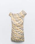 Assymetric Printed Short Dress