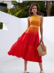 Orange Summer Dress
