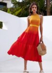 Orange Summer Dress