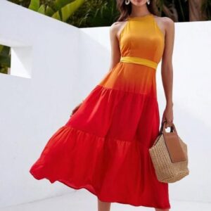 Orange Summer Dress