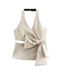 Halter-Neck Cut Out Top