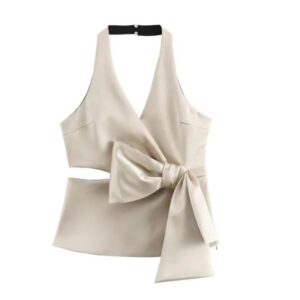 Halter-Neck Cut Out Top