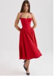 Red Midi Dress