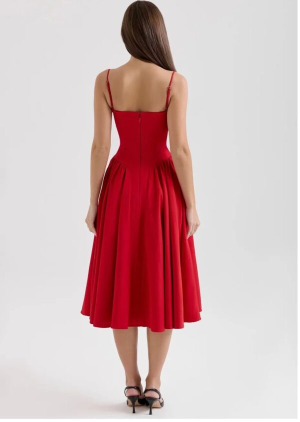 Red Midi Dress