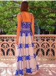BLUE AND WHITE MEDITARIAN DRESS