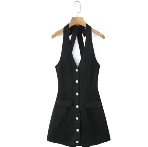 Black Halter Neck Jumpsuit