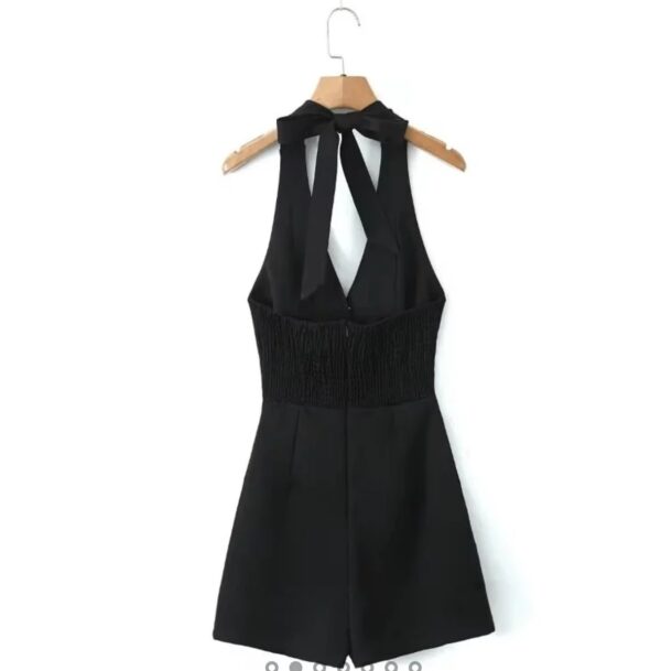 Black Halter Neck Jumpsuit