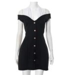 Black White Collar Dress