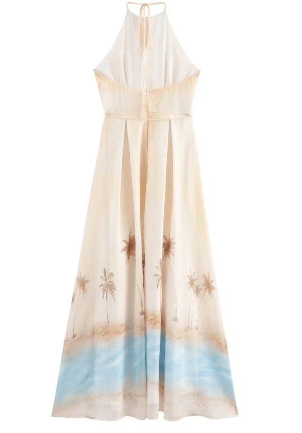 Beige Summer Beach Dress