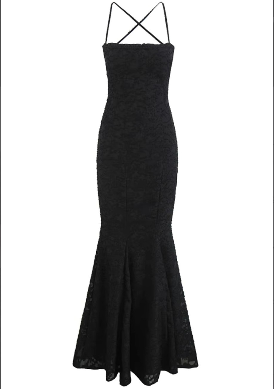 Floral Print Lace Dress - Image 3